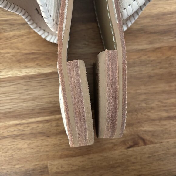 Jack Rogers White sandals size 9.5 White Embroidered Dogs Resort Preppy Beachy - Picture 11 of 14